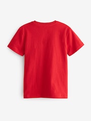 Red Regular Fit Short Sleeve T-Shirt (3-16yrs) - Image 2 of 2