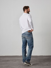 FatFace Blue Straight Authentic Wash Jeans - Image 3 of 5