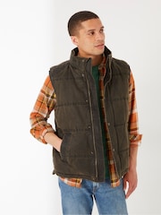 FatFace Brown Paignton Gilet - Image 1 of 3