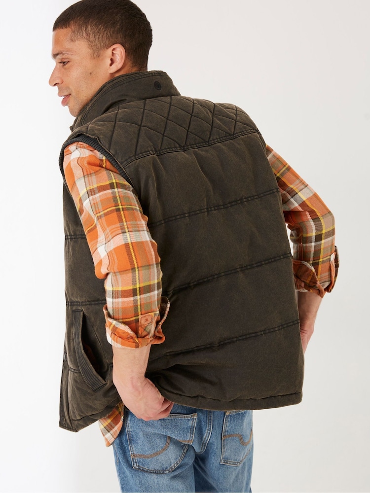FatFace Brown Paignton Gilet - Image 2 of 3