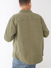 FatFace Green Walcot Overshirt - Image 3 of 5