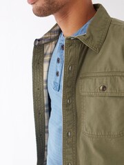 FatFace Green Walcot Overshirt - Image 4 of 5