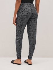Grey Animal Print Jersey Joggers - Image 2 of 5