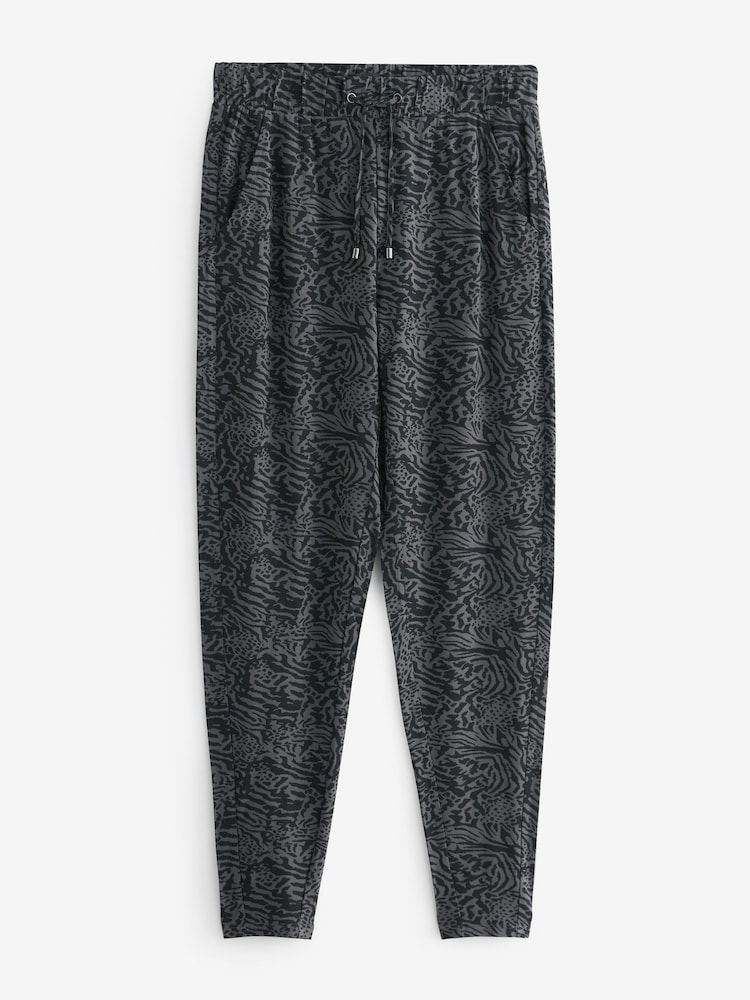 Grey Animal Print Jersey Joggers - Image 5 of 5