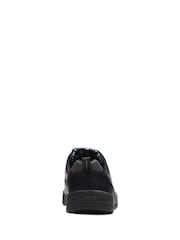 Clarks Black Multi Fit Leather Kick Step Shoes - Image 6 of 7