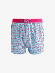 Bright Bird Print 4 pack Jersey Boxers - Image 4 of 6
