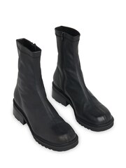 Whistles Paige Stretch Sock Black Boots - Image 3 of 4