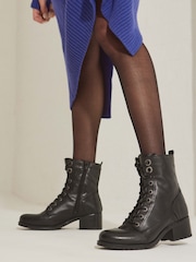 Moda in Pelle BEZZIE LACE UP LEATHER ANKLE BOOT - Image 1 of 7