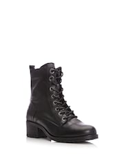 Moda in Pelle BEZZIE LACE UP LEATHER ANKLE BOOT - Image 4 of 7