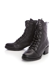 Moda in Pelle BEZZIE LACE UP LEATHER ANKLE BOOT - Image 6 of 7