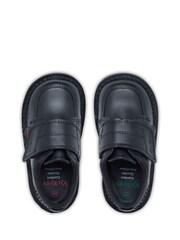 Kickers Black Hi Scuff Leather Shoes - Image 6 of 6