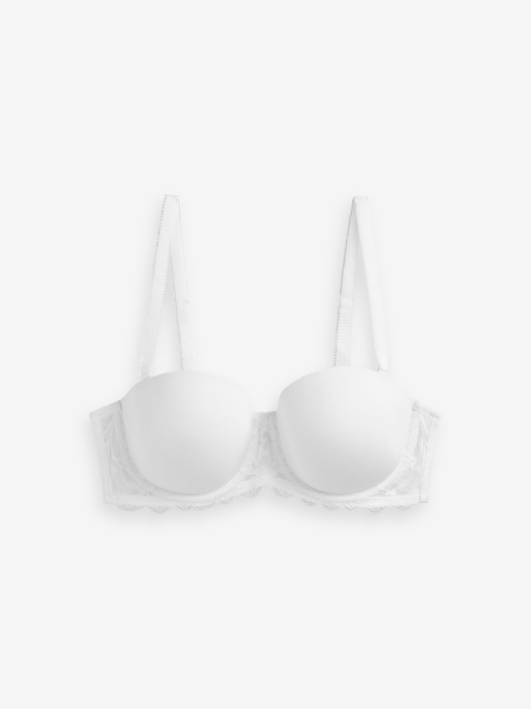 White/Praline Nude A-E Light Pad Strapless Multiway Bras 2 Pack - Image 7 of 7