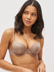 Praline Nude Push-Up Triple Boost Plunge Bra A-DD - Image 1 of 4