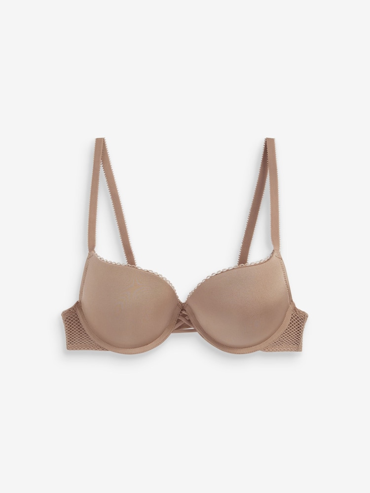 Praline Nude Push-Up Triple Boost Plunge Bra A-DD - Image 4 of 4