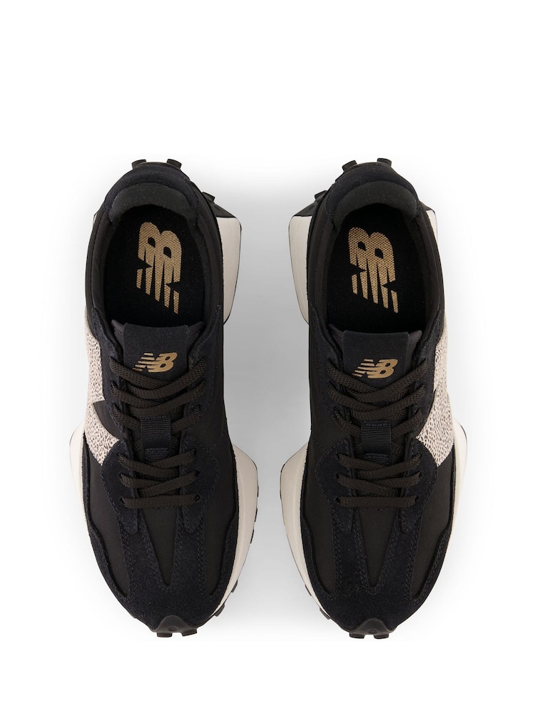 New Balance Black Womens 327 Trainers - Image 8 of 9