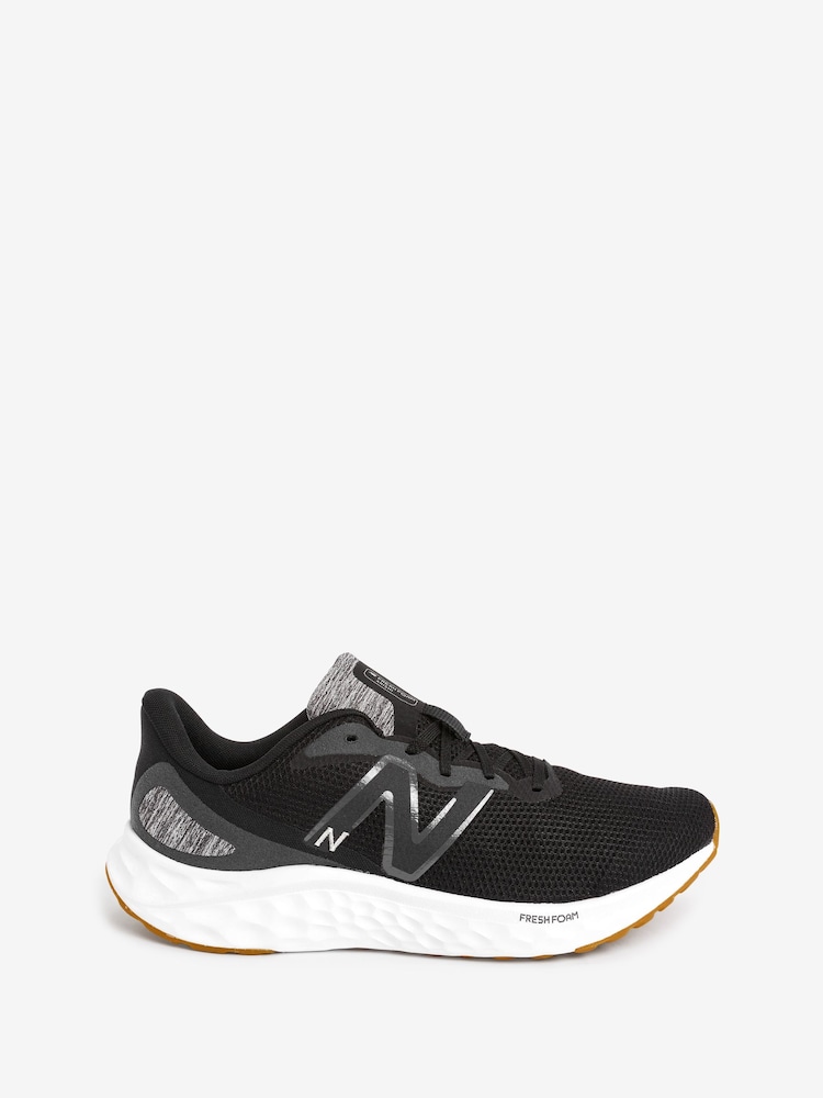 New Balance Black Grey Mens Fresh Foam Arishi v4 Trainers - Image 1 of 8