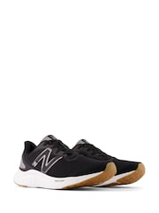 New Balance Black Grey Mens Fresh Foam Arishi v4 Trainers - Image 3 of 8