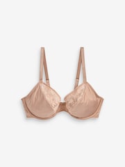 Black/Nude DD+ Non Pad Plunge Lace Detail Bras 2 Pack - Image 9 of 12