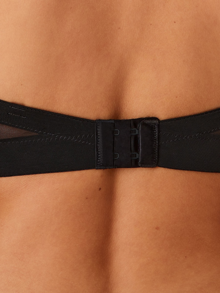 Black Light Pad Smoothing Longline Low Back Strapless Bra A-E - Image 7 of 8