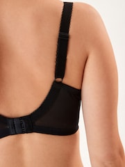 Black/White/Pastel Rose Nude Pad Balcony DD+ Cotton Blend Ultimate Comfort Bras 3 Pack - Image 5 of 10