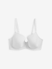 Black/White/Pastel Rose Nude Pad Balcony DD+ Cotton Blend Ultimate Comfort Bras 3 Pack - Image 8 of 10