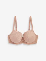 Praline Nude Pad Balcony DD+ Lace Bra - Image 5 of 5