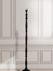 Searchlight Black Lumi Candlestick Floor Lamp Base - Image 1 of 4
