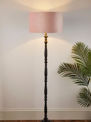 Searchlight Black Lumi Candlestick Floor Lamp Base - Image 3 of 4
