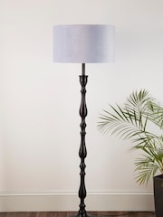 Searchlight Black Lumi Candlestick Floor Lamp Base - Image 4 of 4