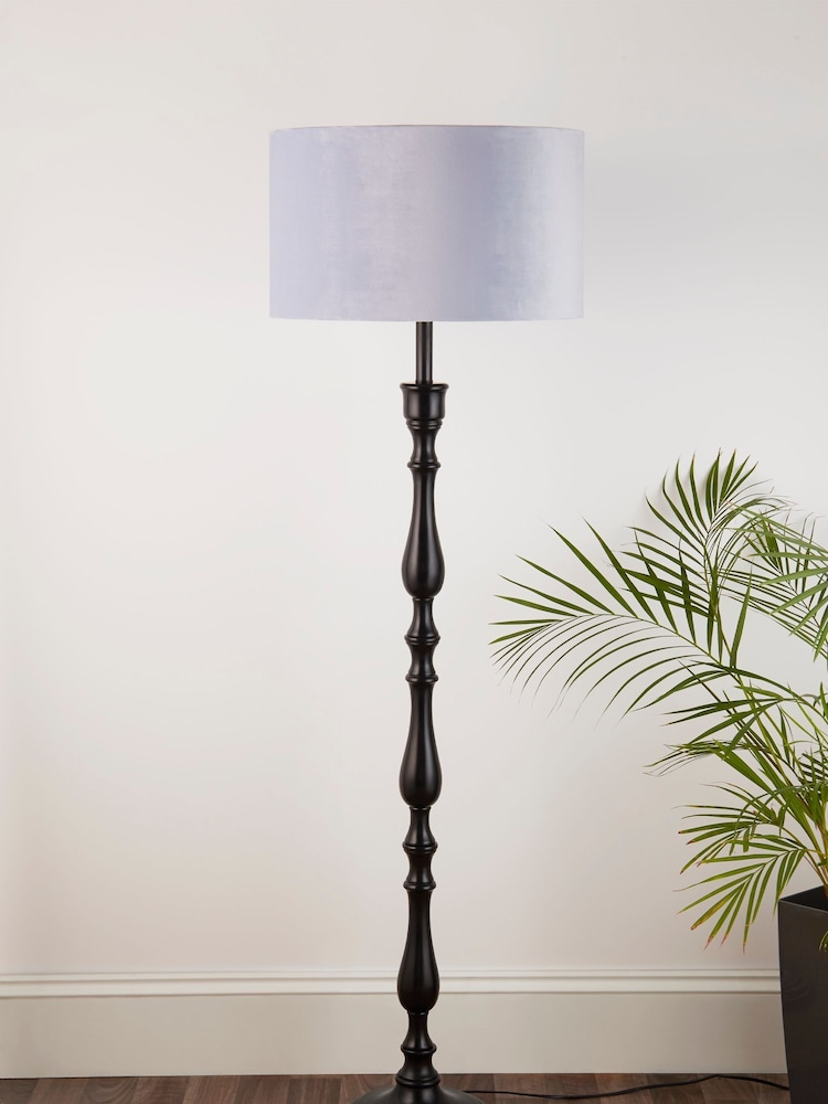 Searchlight Black Lumi Candlestick Floor Lamp Base - Image 4 of 4