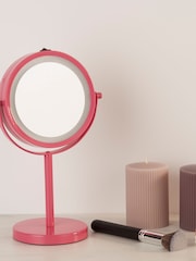 Searchlight Pink Margot Illuminated Mirror - Image 1 of 3