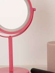 Searchlight Pink Margot Illuminated Mirror - Image 2 of 3