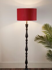 Searchlight Black Wren Candlestick Floor Lamp Base - Image 2 of 4