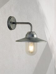 Searchlight Silver Max Fisherman Outdoor Wall Light - Image 1 of 3
