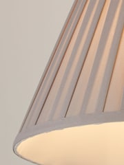 Searchlight Grey Belle Pleated Lamp Shade - Image 3 of 4