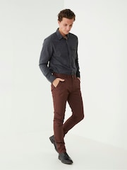 FatFace Brown Slim Stretch Chinos - Image 1 of 4
