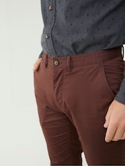 FatFace Brown Slim Stretch Chinos - Image 3 of 4