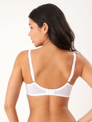 White DD+ Floral Lace Bra - Image 4 of 6
