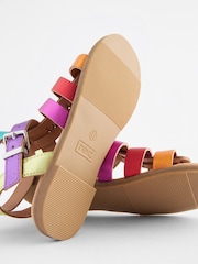 Rainbow Leather Gladiator Sandals - Image 7 of 8