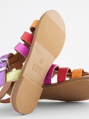 Rainbow Leather Gladiator Sandals - Image 8 of 8