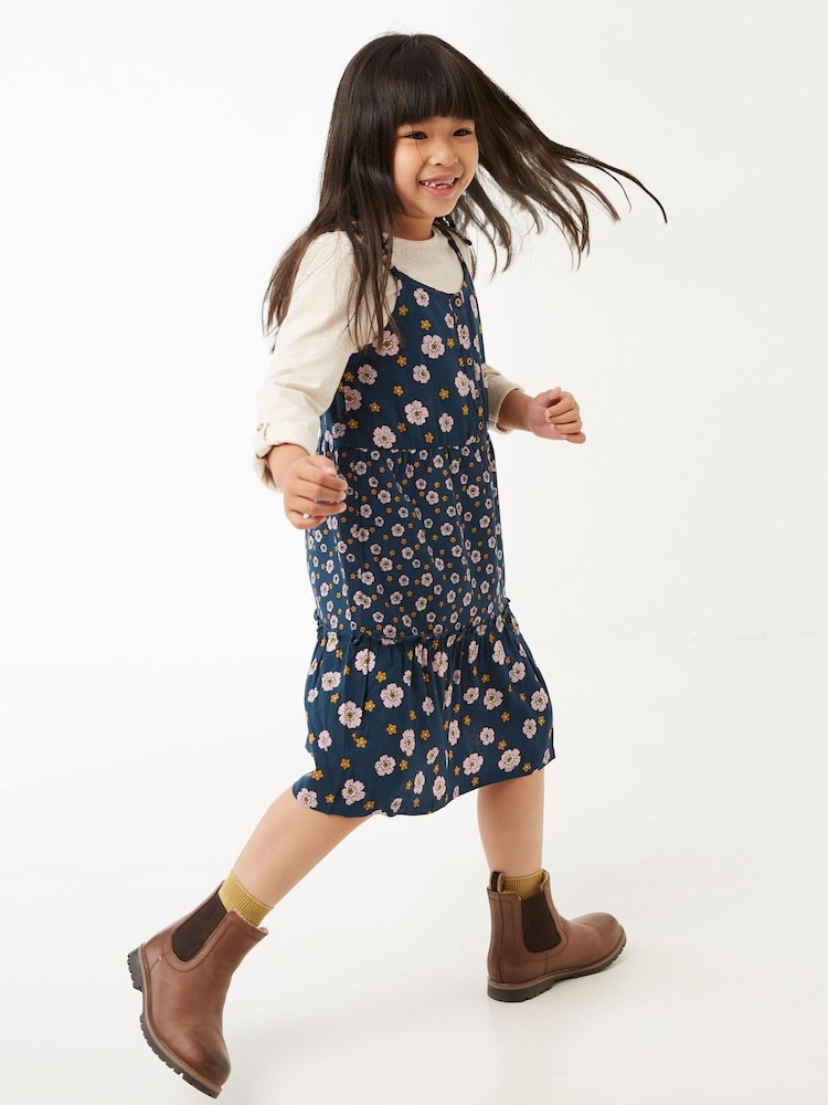 FatFace Blue Hope Mixed Floral Dress - Image 1 of 5 FatFace Blue Hope Mixed Floral Dress - Image 1 of 5