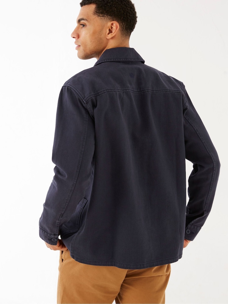 FatFace Blue Worker Jacket - Image 2 of 3