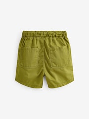 Olive Green Plain Pull-On Shorts (3mths-7yrs) - Image 5 of 5