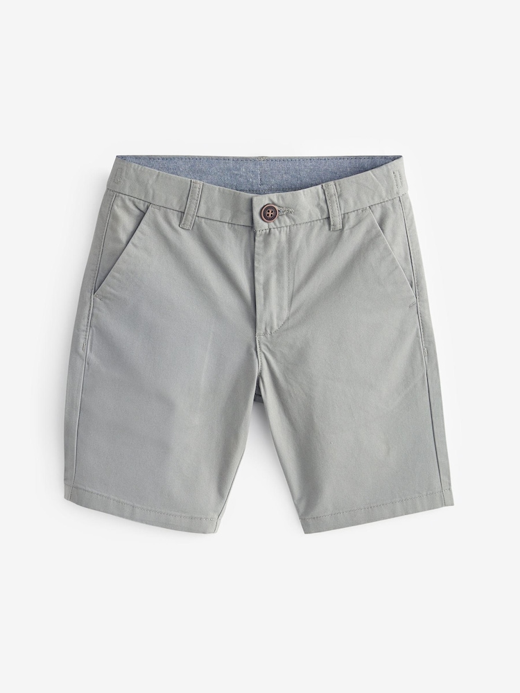Light Grey Chino Shorts (3-16yrs) - Image 1 of 2 Light Grey Chino Shorts (3-16yrs) - Image 1 of 2