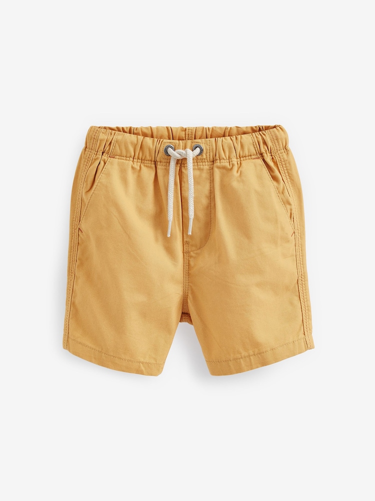 Ochre Yellow Plain Pull-On Shorts (3mths-7yrs) - Image 1 of 2