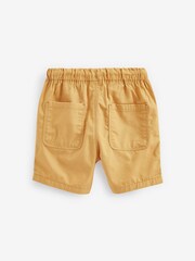 Ochre Yellow Plain Pull-On Shorts (3mths-7yrs) - Image 2 of 2