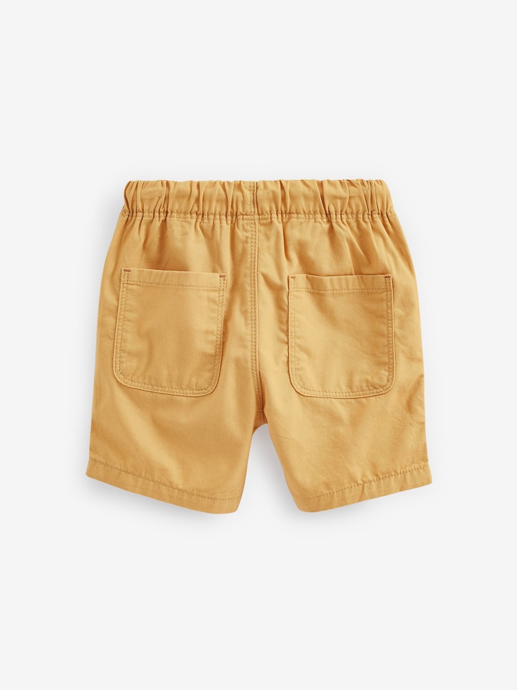 Ochre Yellow Plain Pull-On Shorts (3mths-7yrs) - Image 2 of 2