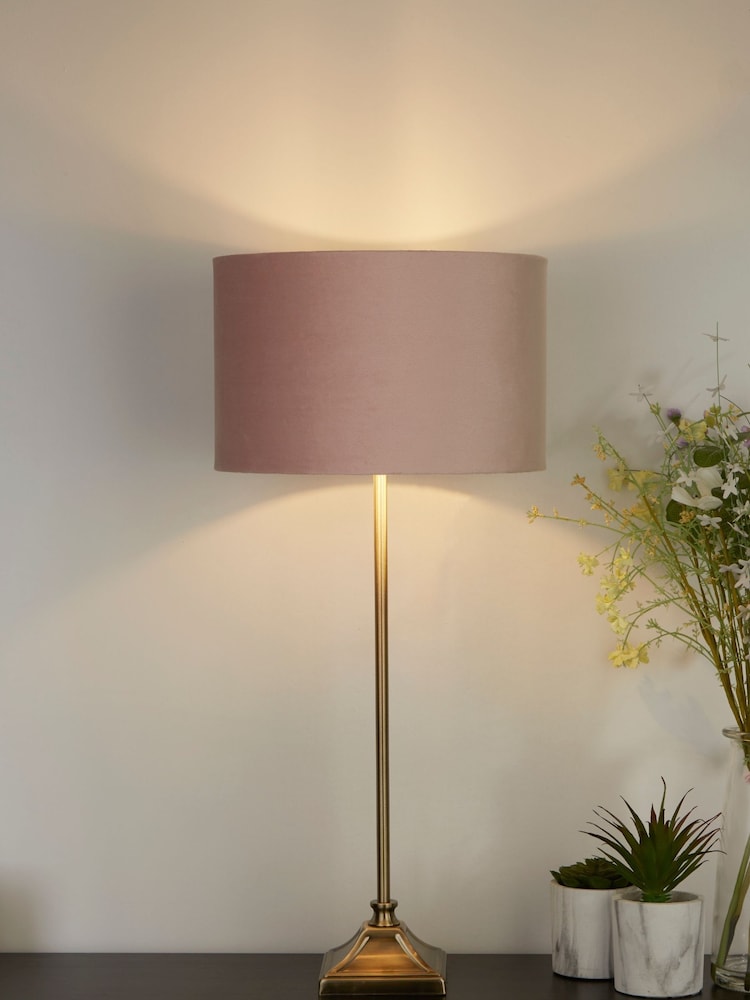 Searchlight Brass Beta Antique Metal Base - Image 2 of 4