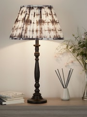 Searchlight Black Lumi Candlestick Table Lamp Base - Image 3 of 5