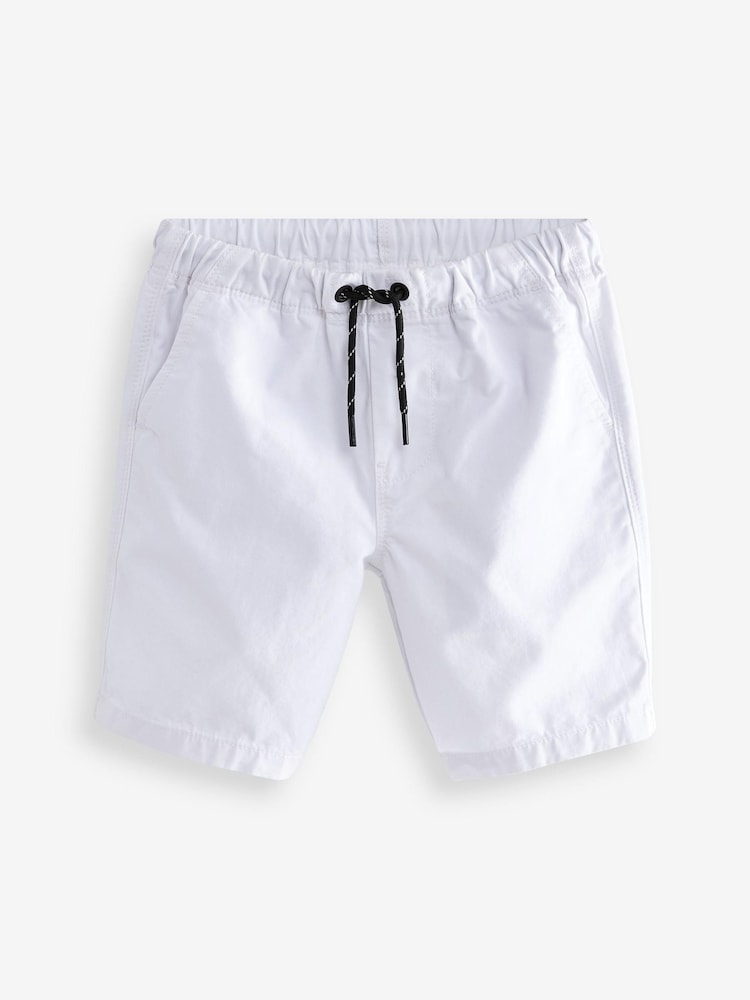 White Pull-On Shorts (3-16yrs) - Image 1 of 2